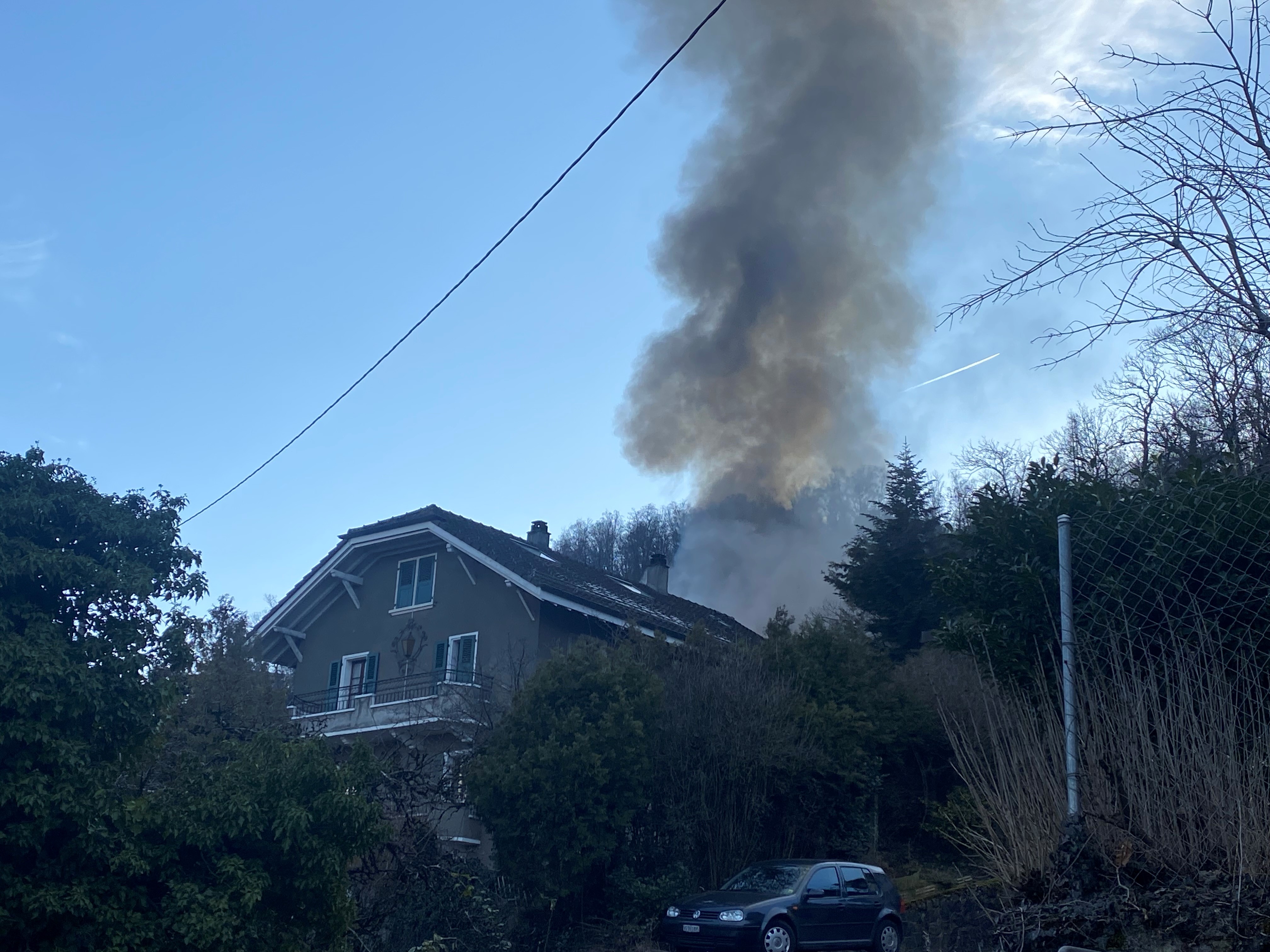 Un cabanon de jardin victime d'un incendie